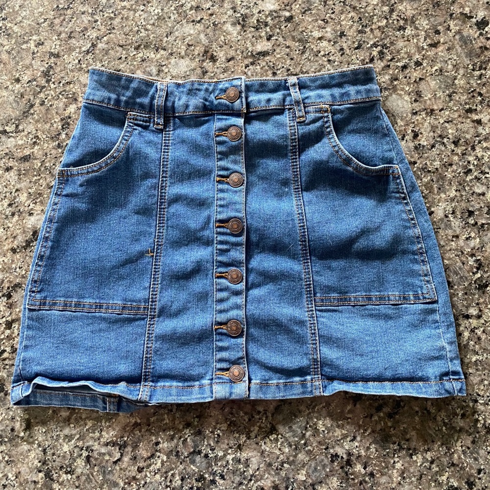 jean skirt